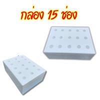 ราคา กล่องโฟมกุ้งแบบหนาทรงแบน ลังโฟม กล่องเก็บความเย็น กล่องปลูกผักไฮโดร กล่องขนาด54x39x20cm (21828262892)