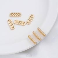ราคา เข็มประดับลูกปัด Spacer เซอร์คอนรูปวงรีมีรูพรุนชุบทอง14K ทำมือด้วยลูกปัดสองแถวสร้อยข้อมือไข่มุกอุปกรณ์เสริมสเปเซอร์เซอร์เซอร์ (20597057578)