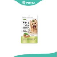 ราคา JERHIGH MEAT AS MEATS CHICKEN WITH SPINACH เจอร์ไฮ อาหารเม็ดสุนัขเม็ดนิ่ม สูตรเนื้อไก่ผสมผักโขม 45 กรัม (21703821386)