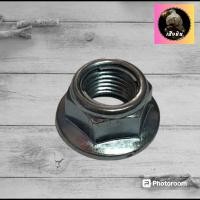 ราคา น็อตแกนล้อหน้ามีเขี้ยวกันคลาย หลังแท้ เวฟคลิกมิโอ 1 ตัว น็อตแกนล้อหน้า หลังฮอนด้าเวฟ โซนิค ดรีม แท้โรงงาน ราคาพิเศษ (21400504363)