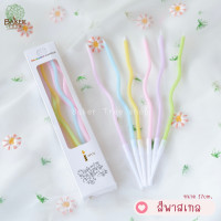 ราคา พร้อมส่ง เทียนวันเกิด เทียนวันเกิดแบบเกลียว เทียนแฟนซี เทียนปักเค้ก กล่องละ 6 แท่ง (22041712192)