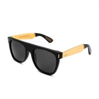 ราคา แว่นตากันแดด SUPER FLAT TOP FRANCIS BLACK LAM 55mm (21763561779)