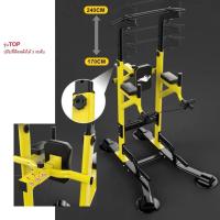 ราคา Fithub ตั้งพื้น บาร์โหน ยืดตัว บริหารหน้าท้อง All in one Pull Up Station Chin Up and Dip Bar b2 (21460690941)