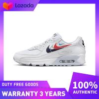 ราคา เคาน์เตอร์ของแท้ Nike Air Max 90 White Black Running Shoes FJ4223 100 (22092061199)