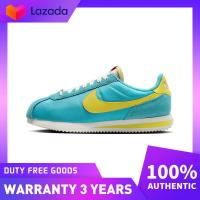 ราคา เคาน์เตอร์ของแท้ Nike Cortez Teal Yellow Running Shoes HF0118 300 (22092467221)