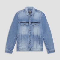 ราคา DAVIE JONES เสื้อแจ็คเก็ตยีนส์ ทรงสลิมฟิท สีฟ้า JK0025 LB BK Slim fit Denim Jacket in Blue Black (21026940760)