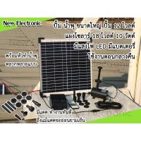 ราคา ปั้มน้ำ ปั้มทำน้ำพุโซลาร์เซลล์ ปั้มขนาด 12 โวลต์ ทำน้ำพุขนาดอ่างใหญ่ ทำน้ำพุอ่างปลา ชั้นหิน พญานาค น้ำพุแก้ดวง สูง 10 50 เซน มีหลายหัวน้ำพุให้เปลี่ยน (7631548714)