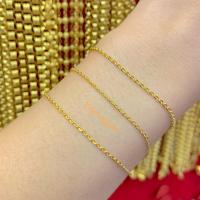 ราคา สร้อยข้อมือทอง0 6กรัม YHGOLD ลายโซ่ ทองคำแท้96 5 ขายได้จำนำได้ (8276584942)