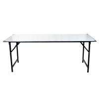 ราคา โต๊ะหน้าขาว โต๊ะพับ โต๊ะประชุม หน้าขาว60x180x75cm 6ฟุต โต๊ะพับอเนกประสงค์ พร้อมส่ง ราคาส่งทักแชท (22037269668)