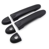 ราคา ครอบมือจับ มือดึงประตู ประตูหน้า ซ้าย ขวา รุ่นไม่ท็อป ดำด้าน นิสสัน Nissan Juke F15 Hatchback ปี 2010 2019 มีเก็บเงินปลายทาง Matte Black Handle Hand Door No Smartkey Cover (2881386557)