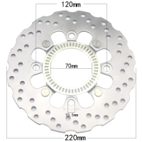 ราคา จานล้อเบรคท้ายจักรยานยนต์220มม สำหรับ KAWASAKI ER 6F EX 650 ER 6N 650แบบจำลองเอบีเอส ER6F ER6N 2006 2007 2008 2009ที่จะ2015 (22046817850)