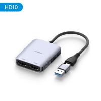 ราคา Hagibis USB 3 0 USB C เป็นหัวแปลงสัญญาณ HDMI คู่สำหรับ Mac Windows MST ตัวแปลงจอภาพคู่สามจอสำหรับ Apple M1 M2 M3ชิปตัวแยก HDMI ขยายสำหรับแมคบุ๊กโปรแอร์ Mac Mini Studio (22092077792)
