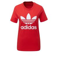 ราคา adidas ไลฟ์สไตล์ เสื้อยืด Trefoil ผู้หญิง สีแดง FM3302 (1391588028)