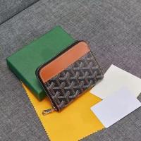 ราคา Goyard Goya กระเป๋าสตางค์ใหม่ซิปกระเป๋าเก็บบัตรทันสมัยกระเป๋าสตาค์ซิปสั้นกระเป๋าสตางค์แบบมีซิปสั้นสไตล์เดียวกัน Dompet Koin (20713310184)