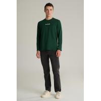 ราคา Mc jeans เสื้อยืดแขนยาวผู้ชาย คอกลม สีเขียว MTTZ774 (21999850094)