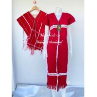 ราคา เสื้อคู่รักกะเหรี่ยง เสื้อแต่งงานกะเหรี่ยง ผ้าทอกะเหรี่ยง มะโมเดรส เสื้อกะเหรี่ยง karen dress Karen products (19760302637)