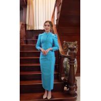 ราคา ชุดเซ็ทไหมจิตรดา สีขาวดำ เสื้อ ผ้าถุงสำเร็จชิปหลัง (21420513324)