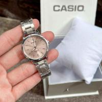 ราคา 3D Watch นาฬิกาข้อมือผู้หญิงแฟชั่น casio สีใหม่ ขอบเพชร กันน้ำได้สายเลทสีพริ้งโกล หน้าปัดชมพู สวยงาม ขนาด36mm ฟรีถ่านสำรอง (21786353255)