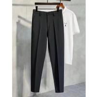 ราคา กางเกงสแลคชายเกาหลี กางเกงสแลคชายยืด ทรงตรงที่ผ่อนคลาย เท้าเปล่า (21766438667)