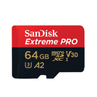 ราคา SanDisk Extreme Pro microSDXC SQXCU 64GB V30 U3 C10 A2 UHS I 200MB s R 90MB s W 4x6 SD adaptor Lifetime Limited ME6 000956 (21389547142)