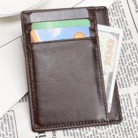 ราคา สินค้าพร้อมส่ง กระเป๋าสตางค์หนังแท้ กระเป๋าใส่บัตรหนังแท้ (15418889549)