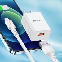 ราคา OWIRE สายชาร์จเร็ว สายชาร์จ 2 4A 3A 1M iP HUAWEI XIAOMI OPPO VIVO Micro USB Lightning Type C 1 เมตร สายชาร์จ แท้ หัวชาร์จ ชุดชาร QC3 0 Android Fast Charger (7546502822)