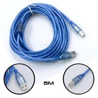 ราคา สาย USB Printer Cable สายปริ้นเตอร์ สแกนเนอร์ USB 2 0 ความยาว 1 5m 3m 5m 10m (15378231602)