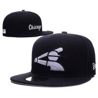 ราคา หมวกเบสบอลคุณภาพสูงขาย Chicago White Sox Chicago White Sox Coed ปักแบนตามแนวกีฬาหมวกปิดหมวกกันแดดปรับได้หลายขนาดหมวก (18802866595)