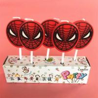 ราคา เทียนวันเกิดสไปเดอร์ท็อปเปอร์เค้กใยแมงมุมธีมแมงมุมสำหรับของตกแต่งงานปาร์ตี้วันเกิดแมงมุมงานเลี้ยงฮาโลวีนกัปตันอเมริกาลีกของตำนานดิสนีย์ (19328762148)