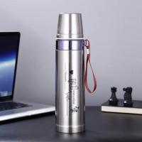 ราคา ENS แก้วสแตนเลส กระติกน้ำ 750ml กระบอกน้ำสแตนเลส ขวดน้ำ พร้อมสายคล้อง (20724137191)