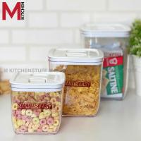 ราคา MKITCHEN กล่องเก็บอาหารแห้ง กล่องถนอมอาหาร กล่องข้าวสาร กล่องเก็บนมผง กระปุกสูญญากาศ กระปุกนมผม C1 (18314051483)