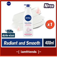 ราคา ส่งไว Nivea Extra White Radiant and Smooth Body Lotion UV Filter 400ml Cash on delivery เก็บเงินปลายทาง shc20231006 (20586294319)