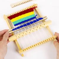 ราคา ส่งจากกรุงเทพ พร้อมส่ง กี่ทอผ้า DIY เครื่องทอผ้า โครงไม้ ขนาดเล็กแบบพกพา (21723909842)