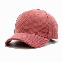 ราคา Corduroy Baseball Cap Vintage Baseball Hat Dustproof Cap Outdoor Cap Adjustable Cap (21098842764)