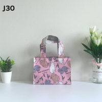 ราคา กระเป๋าผ้าเคลือบกันน้ำ รุ่น J ใช้ถือ ไปพักเที่ยง ใส่มือถือ กระเป๋าเงินใบสั้น ลายน่ารัก ใบเล็กกะทัดรัด (22000492784)