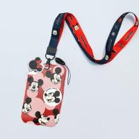 ราคา เชือกยาวคู่กระเป๋าเก็บบัตรพร้อมจี้บัตรนักเรียนเคสป้องกันการ์ด IC มิกกี้เมาส์แบบเรียบง่าย Relief พิมพ์ลายเป็ดโดนัลด์ (18720792449)
