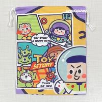 ราคา ถุงผ้าหูรูด ลายการ์ตูน ใบใหญ่ 26x30cm (16629792529)