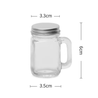 ราคา Mason Jar Honey Jar Shot Glass Mini Bottle (22132620831)