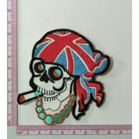 ราคา อาร์ม ตัวรีดติดเสื้อ อาร์มปัก Patch ตกแต่งเสื้อผ้า หมวก กระเป๋า หัวกระโหลก หน้าผี Skull Red Devil ผีหัวไฟ หัวกระโหลกโจรสลัด (16588770323)