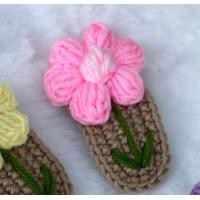 ราคา กิ๊บติดผม ไหมพรมถักแท้ๆ 2 ชิ้น (22172903951)