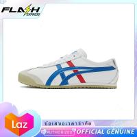 ราคา ของแท้พิเศษ Onitsuka Tiger Mexico 66 White Blue รองเท้าผ้าใบผู้ชาย รองเท้าผ้าใบผู้หญิง DL408 0146 1183C102 100 (22089126352)