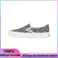 ราคา ของแท้อย่างเป็นทางการ Vans OG Classic Slip On CDG Print Blanc De Blanc Sports Sneakers VN0A32QNUY6 (22139061859)