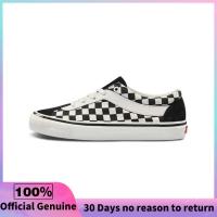 ราคา ของแท้อย่างเป็นทางการ Vans Bold Ni Checkerboard Black Marshmallow Sports Sneakers VN0A3WLPR6R (22138840018)