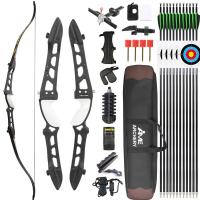 ราคา AME 66 68 70 ชุดคันธนู Recurve 14 40lbs Sport Bow Fishing กีฬากลางแจ้ง (21788730926)