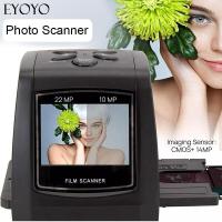 ราคา Eyoyo Photo Viewer Scanner เครื่องสแกนสไลด์ฟิล์มลบขนาด35มม 2 4 เครื่องสแกนภาพถ่ายเครื่องแปลงภาพถ่ายดิจิทัล JH ขาวดำ JPEG (21673660884)