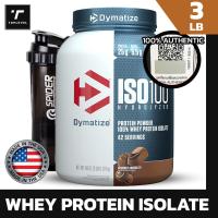 ราคา Dymatize ISO100 Hydrolyzed Protein Powder 100 Whey Isolate Protein 3 Lbs 42 Servings เวย์โปรตีนไอโซเลท Chocolate (20592173880)