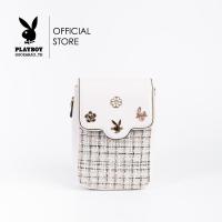 ราคา Playboy Cutie Womens Bag กระเป๋าสะพายข้างผู้หญิง รุ่นST BS242PB106 กระเป๋าใส่มือถือชิโนริแต่งอะไหล่ มี2 สี ดำและขาว (21999334748)