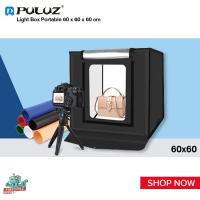 ราคา Puluz 60x60cm Photo Studio Light Box Portable เต็นท์ถ่ายสินค้า กล่องถ่ายรูปสตูดิโอแบบพับได้ พกพาได้ (21354235313)