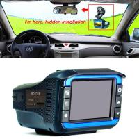 ราคา ที่บันทึกสำหรับรถยนต์2 In 1และเรดาร์เครื่องตรวจจับความเร็ว1080P รถกล้องหน้ารถ DVR กล้องกล้องแผงหน้ารถมุมกว้าง120 (21899805997)