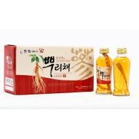 ราคา โปรพิเศษ น้ำรากโสมแดง 홍삼액에 인삼 뿌리채 เครื่องดื่มโสมแดง พร้อมรากโสมสด เกาหลี Korean Red Ginseng Drink with Root 120Ml 1ขวด (21945269919)